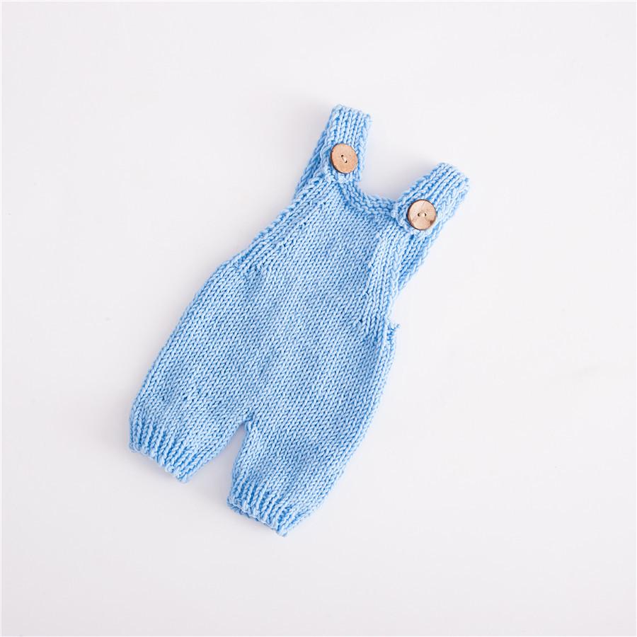 

Newborn Knit Wool Photography Romper Outfit Newborn синій