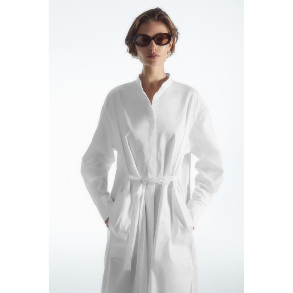 

COS Japan платье-рубашка оверсайз с дедушкиным воротником