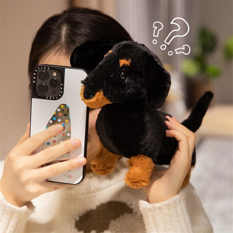 Cute Siamese Cat Plush Toy Dachshund Dog Animal Rabbit Toy Great Dane Dog Doll Toys for Kids Girls