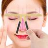Stainless Steel Eyebrow Tattoo Stencil Ruler Microblading Tattoo Positioning Measure Template Eye Brow Permanent Makeup Tools