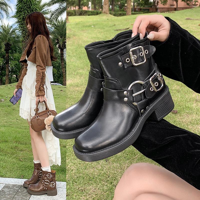 Small short boots women's Martin boots winter new elastic soft-soled thin boots long boots