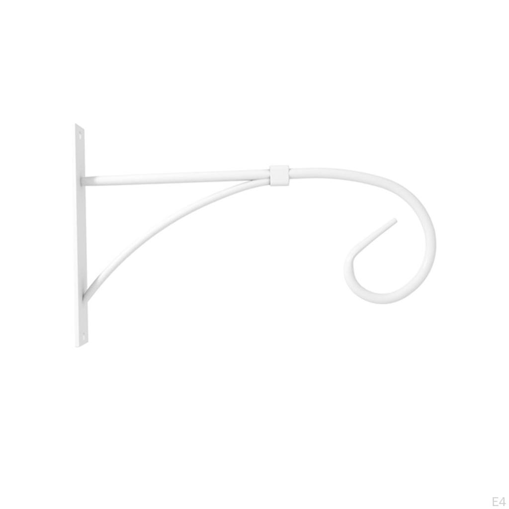 Bracket for Hanging Plants, Wall Mount Flower Baskets And Wind Chimes