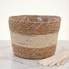 Flowerpot Leak-Proof Mess-Free Hand-Woven Plant Pot Wet Soil Resistant Planter Multipurpose Garden Storage Basket