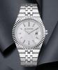 Beullangsieleu Elflute Bw0914M-Wwss White Men'S Metal Wristwatch