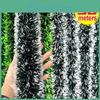 Green Tinsel Garland Artificial Christmas Cane Ribbon Wreath For Xmas Tree Hanging Pendents Wedding Party Wall Decor Supplies