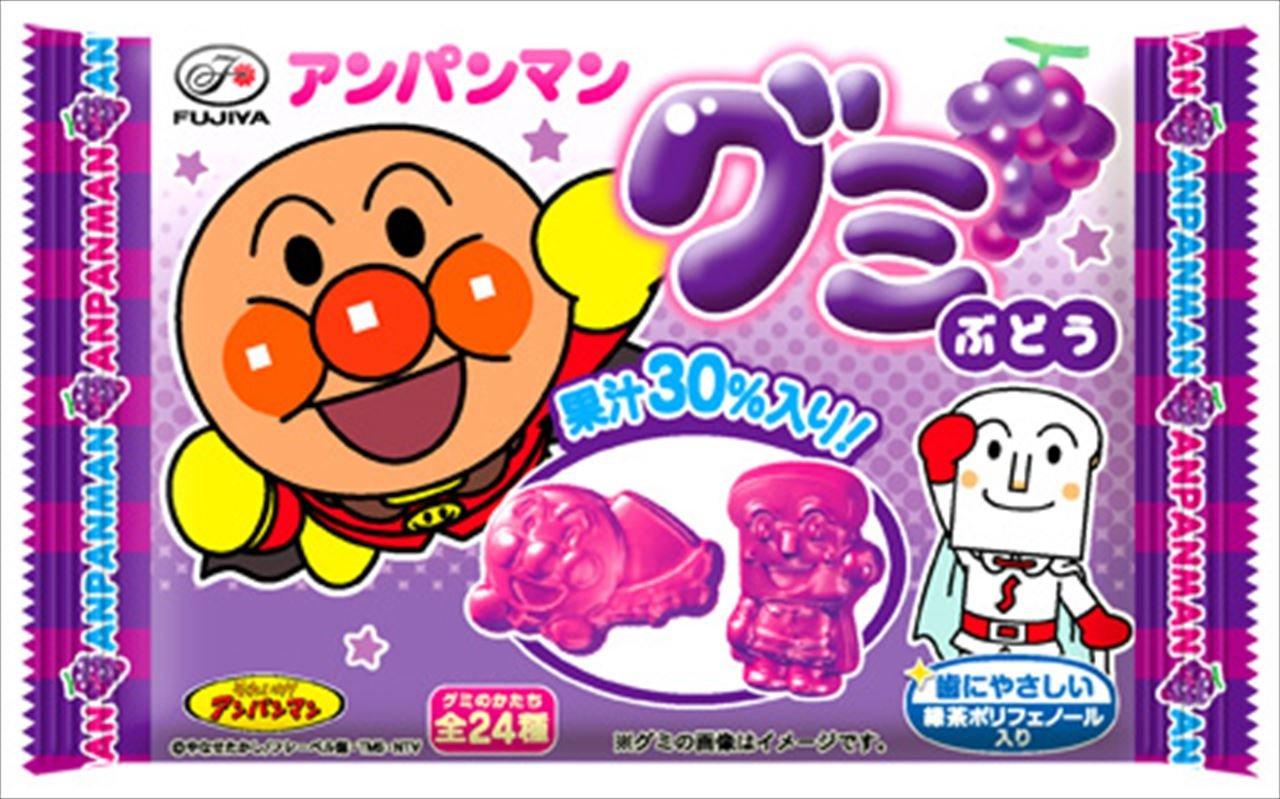 

Fujiya Anpanman Gummy Grape 6 pieces фиолетовый