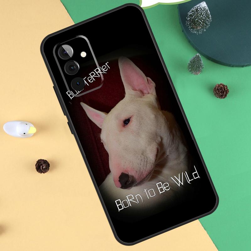 English Bull Terrier Dog Case For Samsung Galaxy A33 A53 A13 A12 A32 A52 A14 A34 A54 A15 A25 A35 A55 A71 A51 Coque