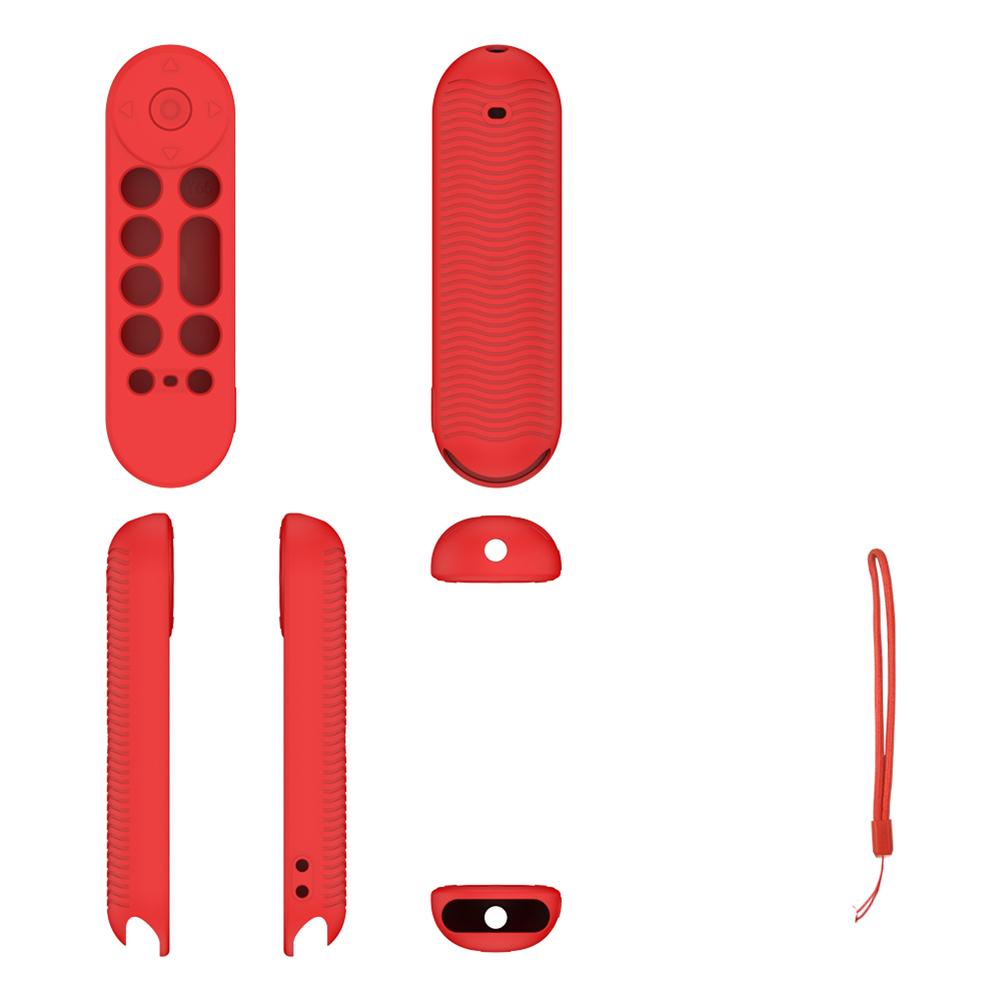 Silicone Remote Case Anti-Slip Protective Controller Sleeve Skin Remote Cover for Google TV Streamer 4K Voice Remote
