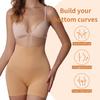 Damen Formwäsche Shorts Nahtlose Po-Lifter Tanga Unterwäsche Hoher Bund Taillentrainer Bauchkontrolle Höschen Kompressions Body Former