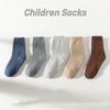 5Pairs Short Tube Girls Floor Plush Socks Warm Children's Winter Socks Kids Thicken Socks  Kids