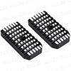 Step Bars for Honda Rebel Motorcycle Step Universal Left and Right Set Footpegs, 250/500, Extensions, Footrests, Pedals, Fit, (Black)