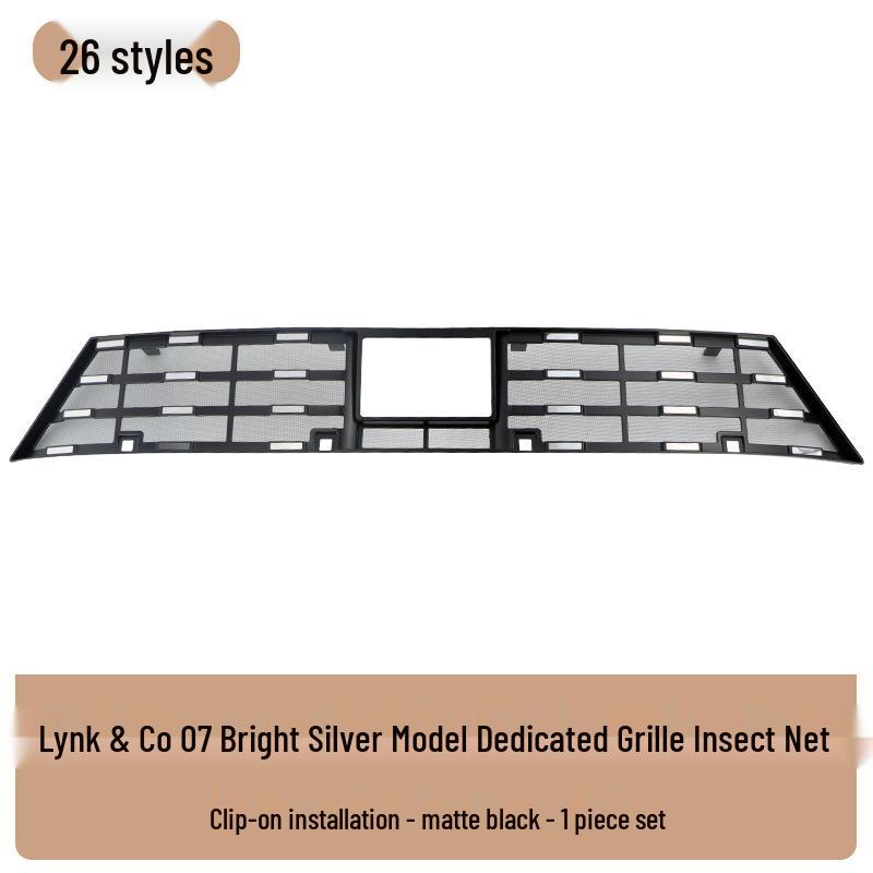 Lynk & Co 07 Insect Net Grille Cover: Protective Bug & Catkin Shield for 26 Models