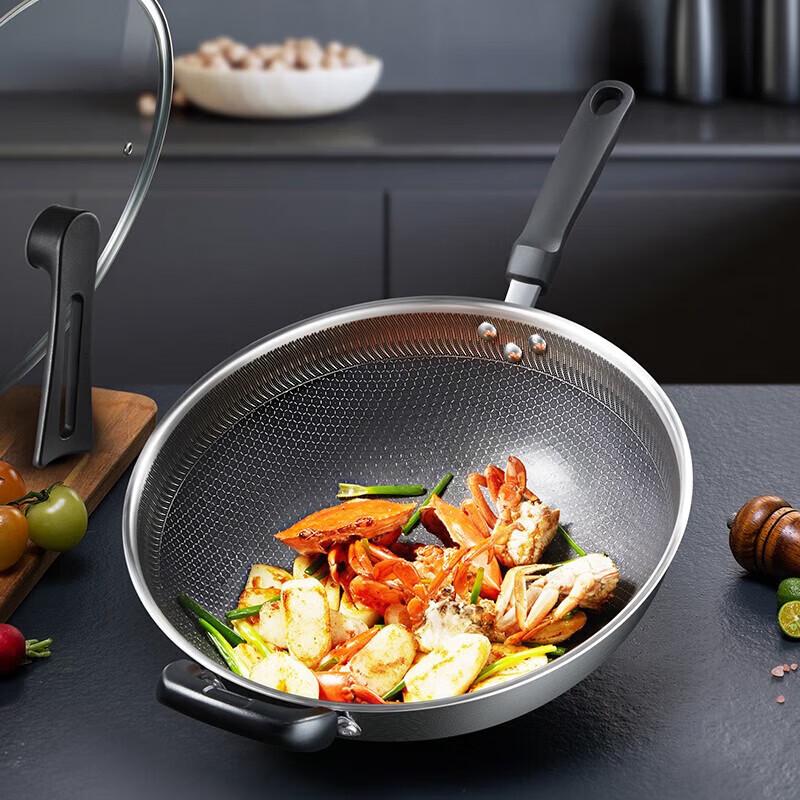SUPOR 304 Stainless Steel Non-stick Wok
