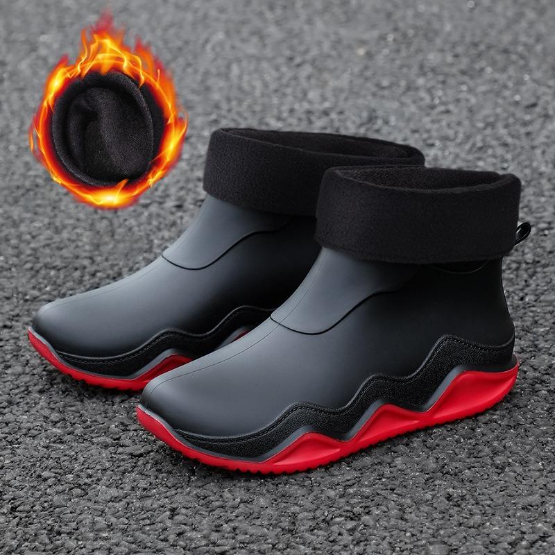 Rain Shoes Men's and Women's New Non-slip, Wear-resistant and Deodorant Rain Shoes Men's Wading Fishing Special Rain Boots Women