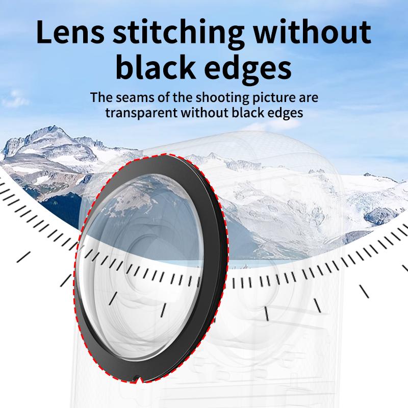For Insta360 X3 Lens Film PC Protective Mirror Adhesive Anti Scratch Insta360 X3 Protective Cover Accessories