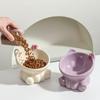Ceramic Cat Food Bowl - Cute Pet Feeding Dish