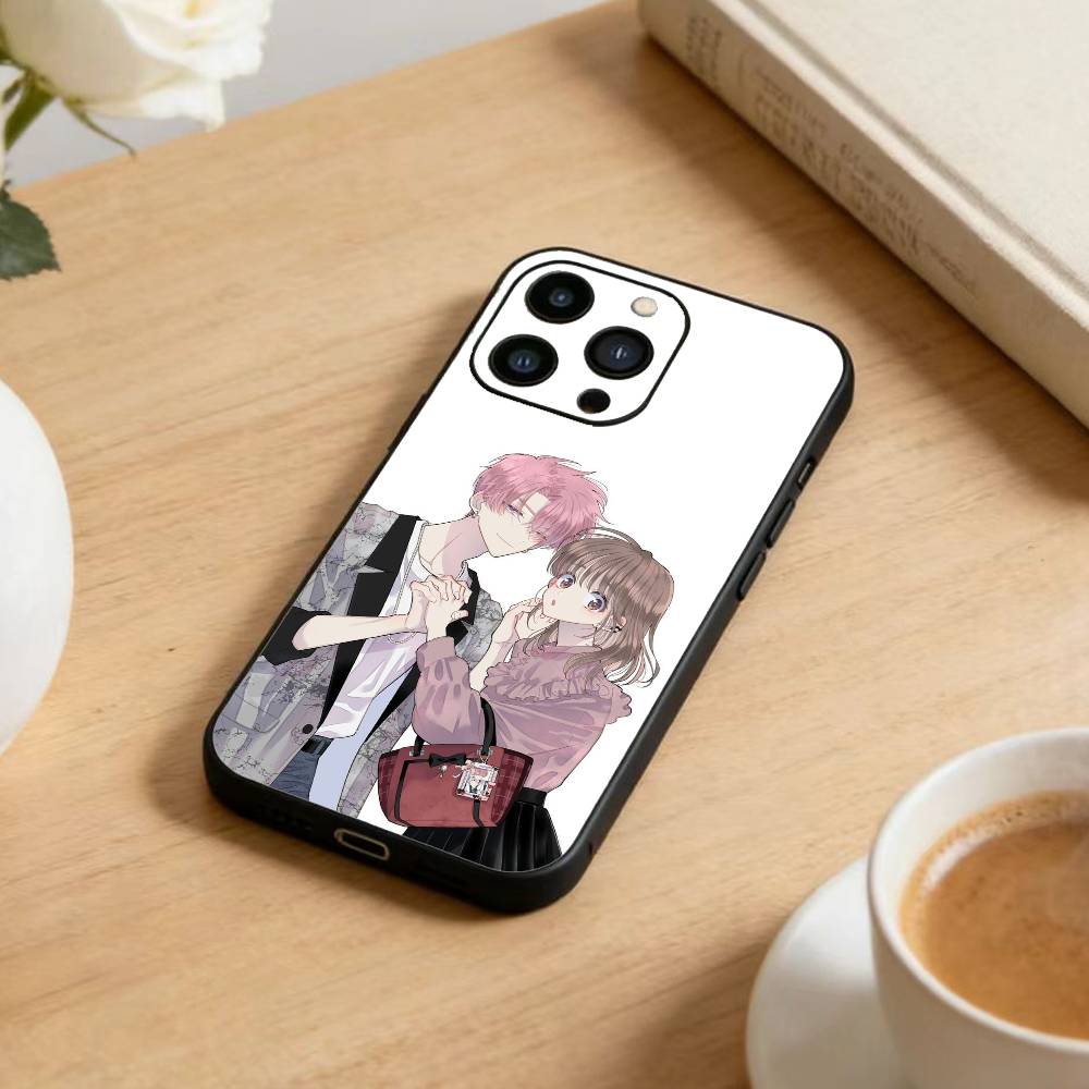 D-Tamon's B-Side Phone Case For iPhone 17 16 15 14 13 12 Max Plus Silicone Black Cover
