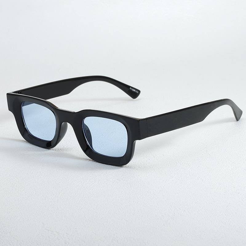 Simple Square Fashion Plastic Sunglasses for Men and Women Trendy UV Resistant Glasses Outdoor Sunscreen Sunshade Eyewear