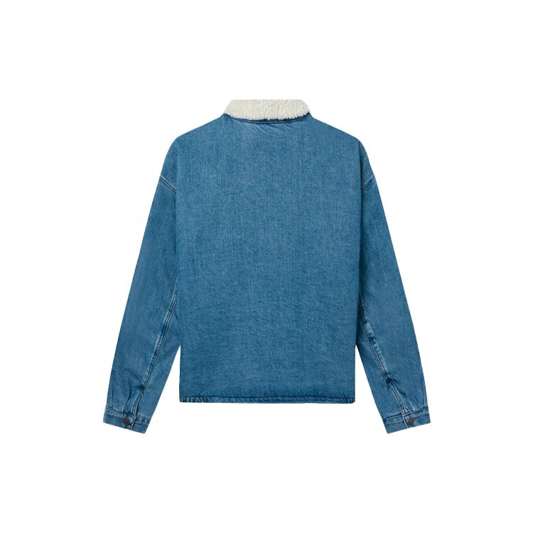 Levis Faux Shearling Denim Jacket Men Jackets Blue A0729-0000