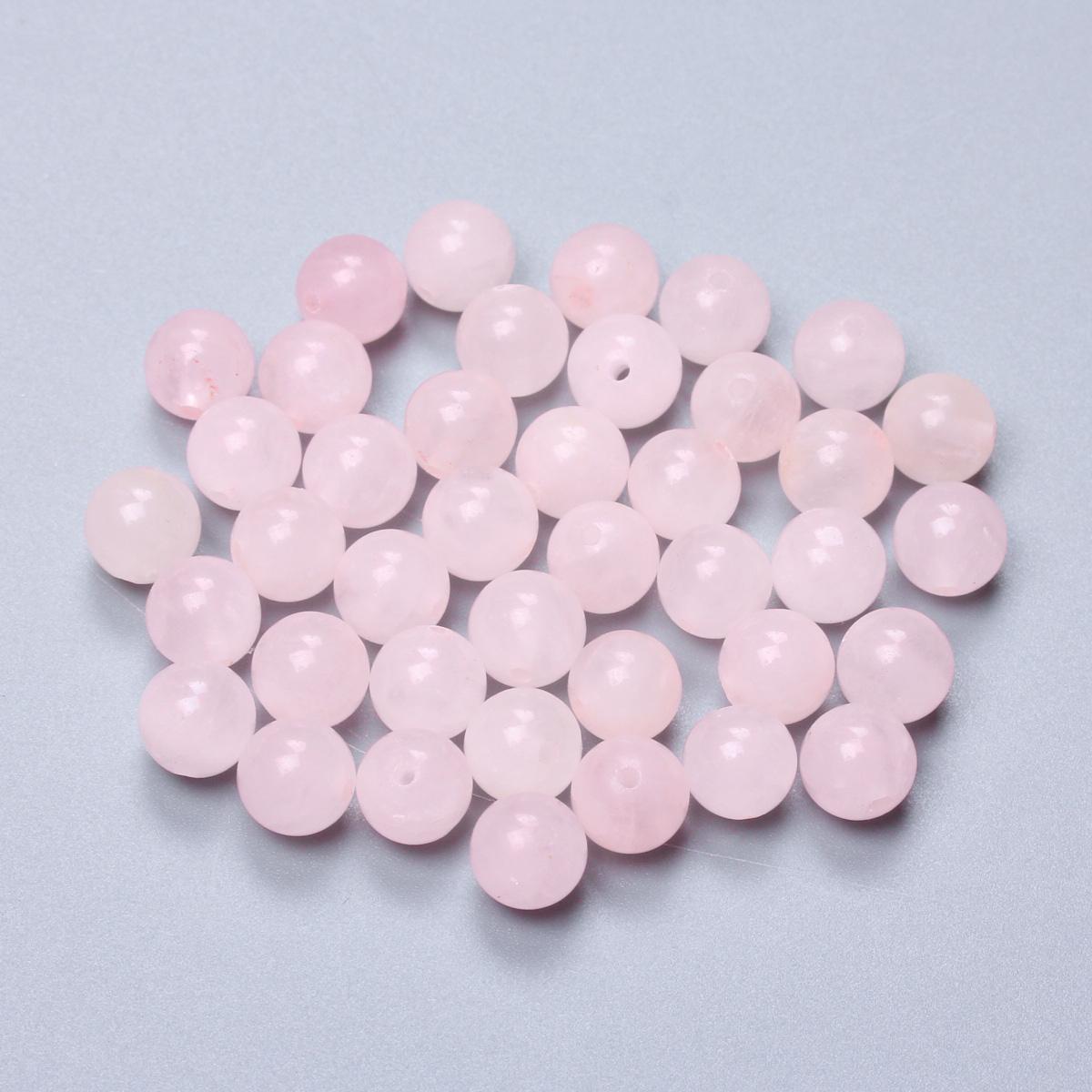 

20-60 шт. 4/6/8/10/12 мм розовый натуральный камень случайного цвета круглые свободные бусины для изготовления ювелирных изделий DIY ожерелье брелок материал ручной работы ювелирный аксессуар 8mm 40pcs розовый