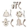 Innovative DIY Wooden Pendant Hanging Ornaments Crafts for Home Christmas Tree Decoration