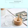 Refillable Diffuser Bottles with Wooden Cap Glass Fragrance Diffuser Bottle  Bathroom