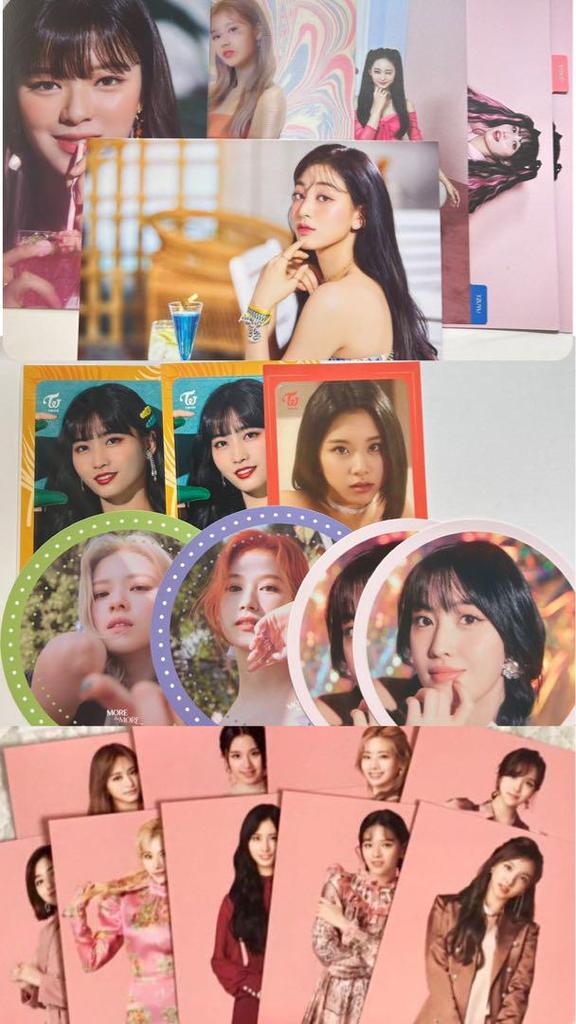 [Б/У] TWICE Открытка Подставка Торговая карточка Момо Сана Чеён Чонён Цзыюй