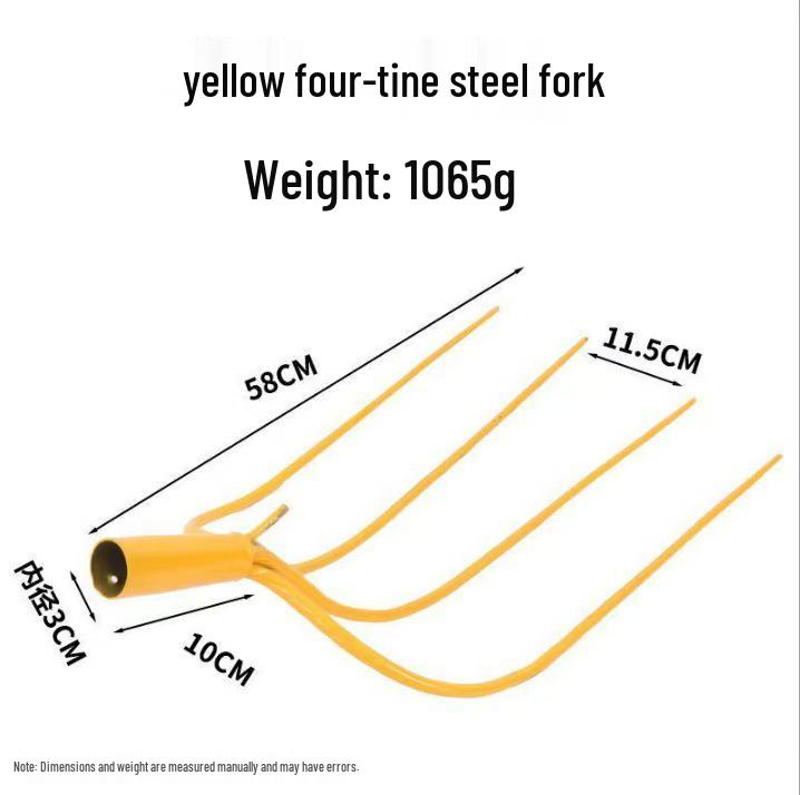 Agricultural Heavy-Duty High Manganese Steel Fork for Soil Loosening and Digging