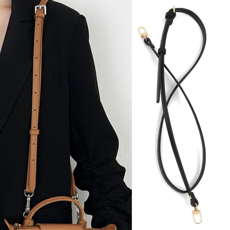 Versatile Leather Shoulder Straps for Mini Handbags Easy to Attach Replacement Bag Strap Craft Accessories