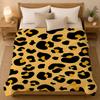 Leopard Print Animal Print Pattern Throw 240g flannel blanket, suitable for sofas, beds, offices,  exquisite gift blankets