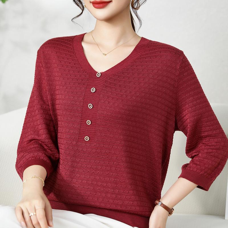 Qinghe Cashmere Women's 30% Cashmere Sweater - Soft & Warm Wool Blend Pullover