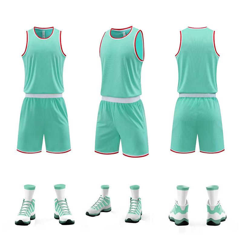 Unisex Summer Basketball Team Jersey & Shorts Set for College Students