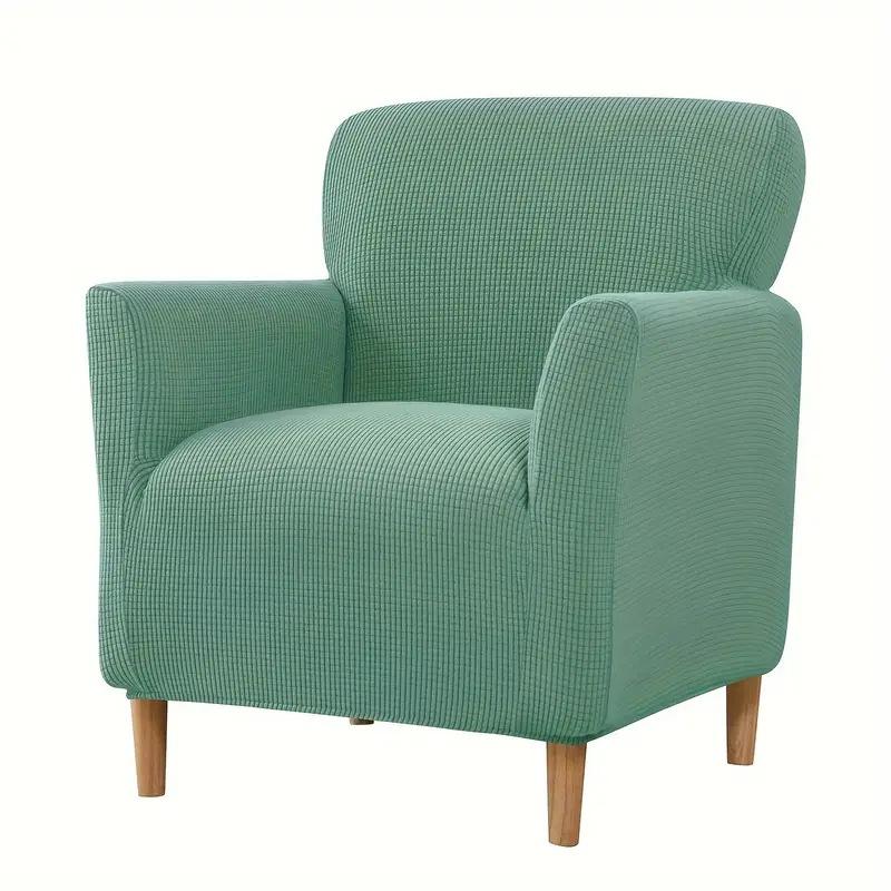 Elastic Single Sofa Cover Club Armchair Slipcover Jacquard Sofa Slipcover Tub for Study Bar Counter Hotel Living Room