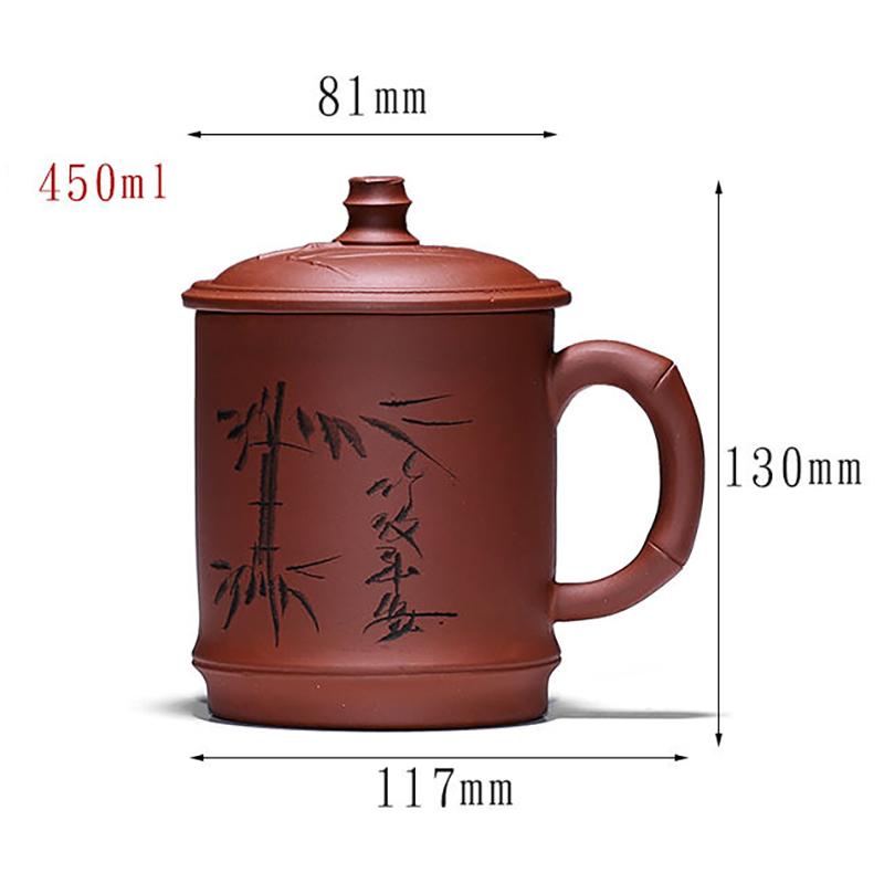 Teetasse Lila Ton Teetasse Keramiktasse Zisha Tasse Chinesisches Teegeschirr Kostenlos