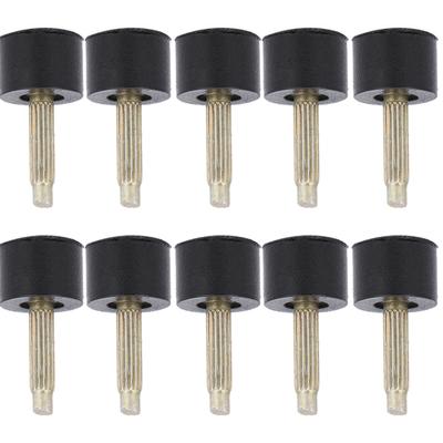 5 Pairs Women High Heel Tips Replacement TPU Round NonSlip Shoe Repairing Dowels(600A (1cm 0.39in) )