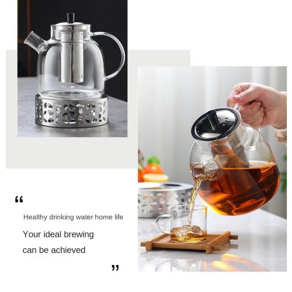 1000 /1500ml Glass Teapot Thickened Tea Pot New Kettle Teaware  For Making Coffee