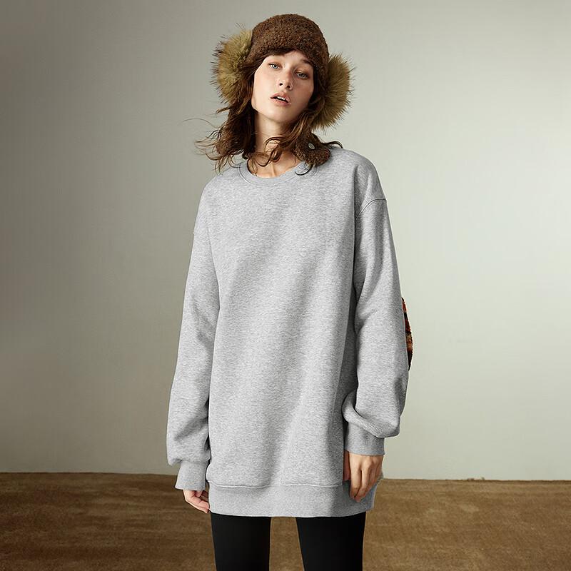 Chuyu Women's Winter Fleece Patchwork Sweatshirt