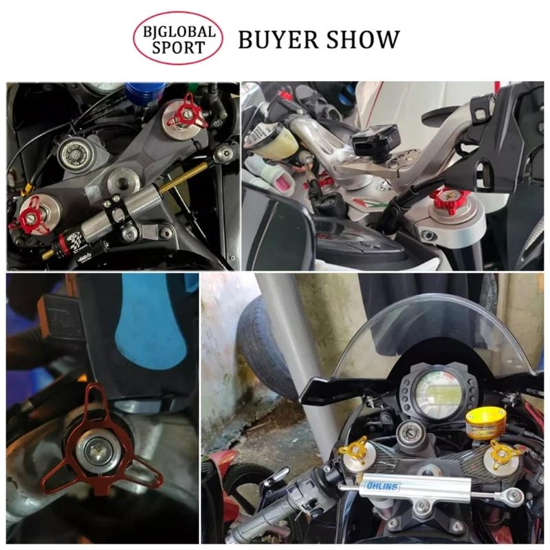 14mm 17mm 19mm 22mm Universelle Motorrad Racing Gabel-Vorspannungsversteller Aluminiumlegierung Zubehör