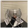 PU Chain Bag Small Square Bag Women's Bag European Solid Color Chain Bag Shoulder Armpit Bag Handbag