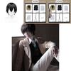 Exquisite Dazai Osamu Cosplay Costume Wig Trench Coat Bungo Stray Dog Halloween Carnival