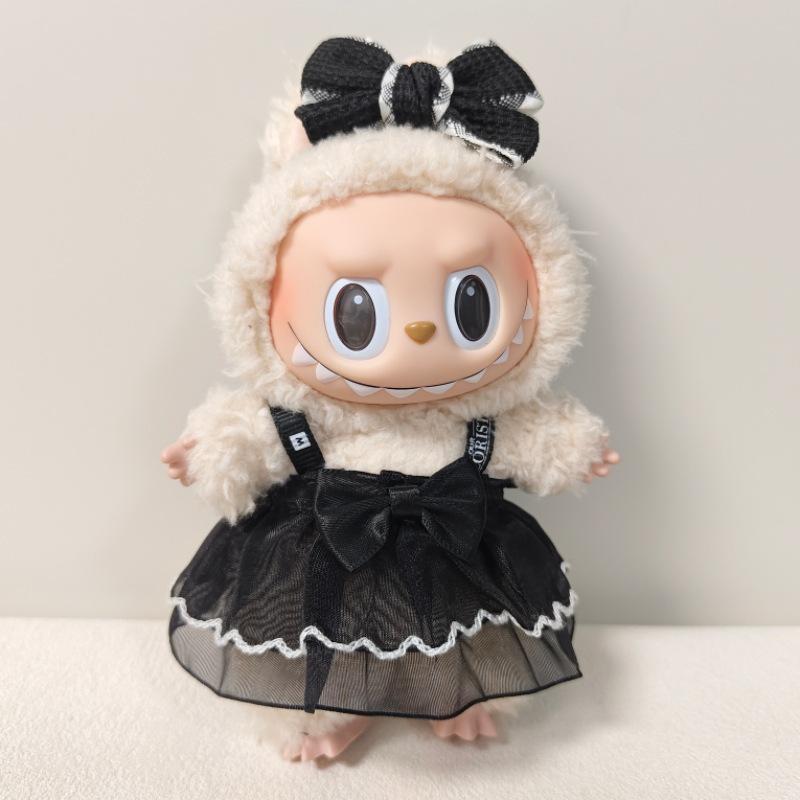 Labubu Pendant Doll Clothes Set: 17CM Princess Dress Outfit for Replacement Clothes Only