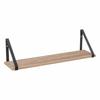 Aliaj Shelf 58 Cm Natural/Black Mdf And Metal Up To 5 Kg