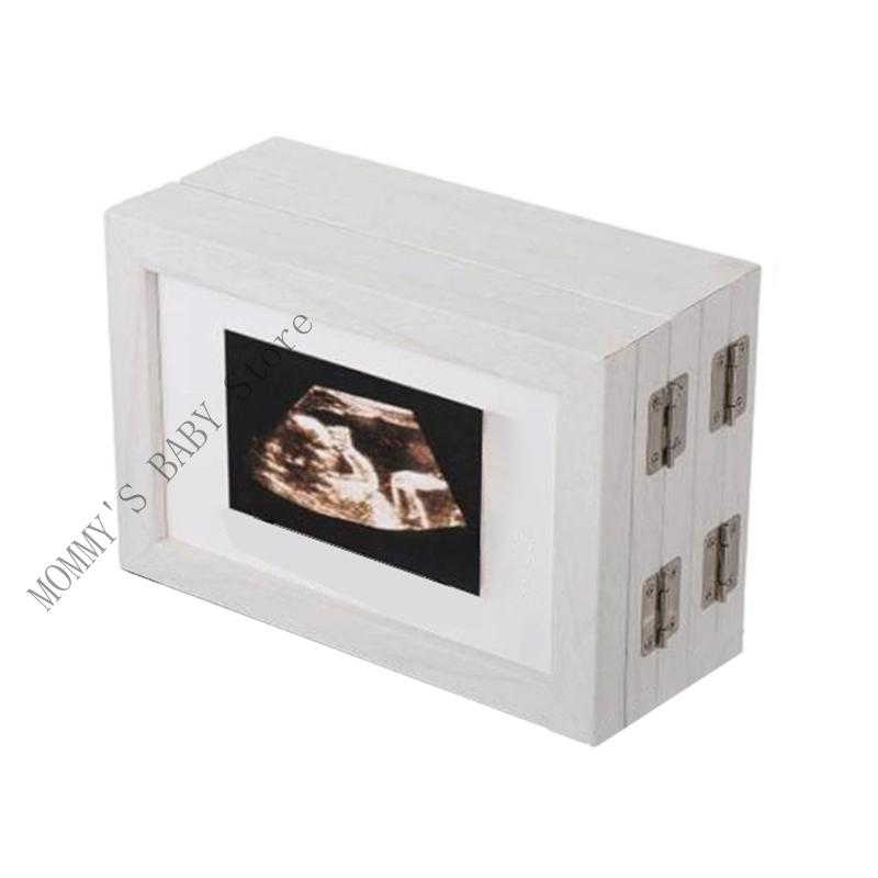 H3CD 5 Folding Sonogram Picture Frame Infant Memory Photo Frame Adjustable Stand