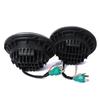 2 PCS 7 Inch IP68 Waterproof 6500K 75W LED Headlight Hi/Lo Beam Driving Lamp for Jeep Wrangler JK TJ LJ