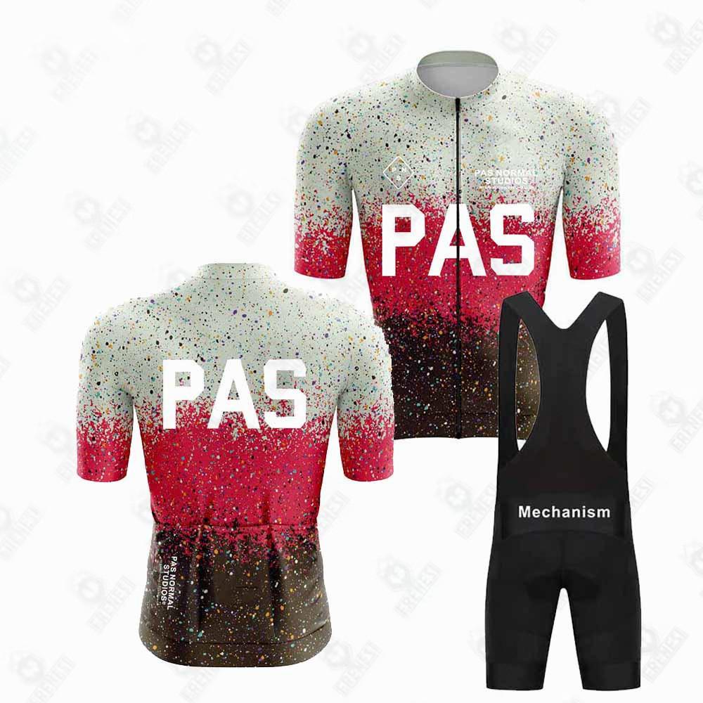 PAS Outdoor Riding Suit for Road Mountain Bike Riding Suit Summer Short Sleeve Overalls