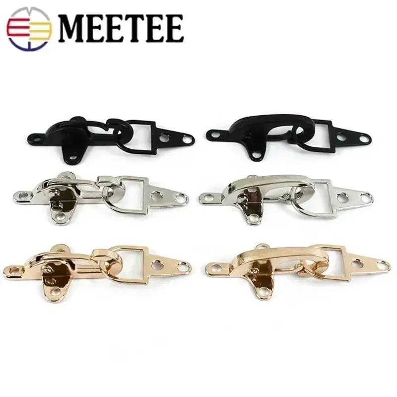 Meetee 4/5cm Metal Buckles Belt Connect Lobster Clasp Coat Waist Band Button Bag Decor Clip Buckle Garment Sewing Accessories