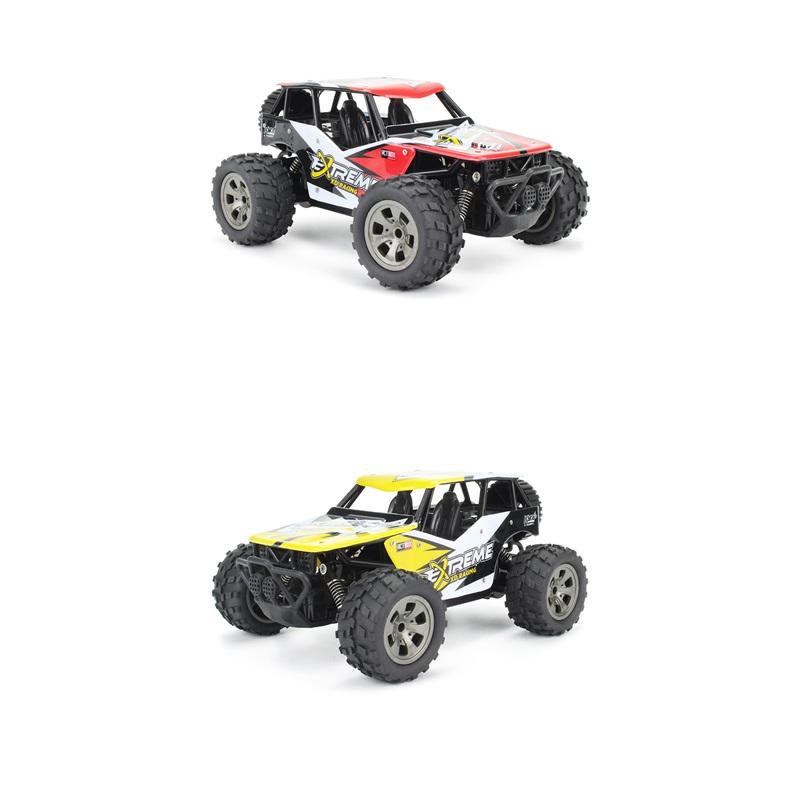 1:18 2.4G RC Short Course Truck, 20km/h High Speed with Deep Tread Tires & Spare Wheel, Kids Off-Road Toy