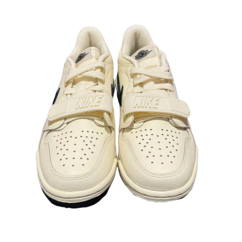 Jordan Legacy 312 Low Coconut Milk Black Comfortable Round Toe Low Top Retro Basketball Shoes Women Sneaker White HV1807101