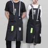 Korean Style Nylon Sleeveless Work Apron for Coffee Shop & Barbers