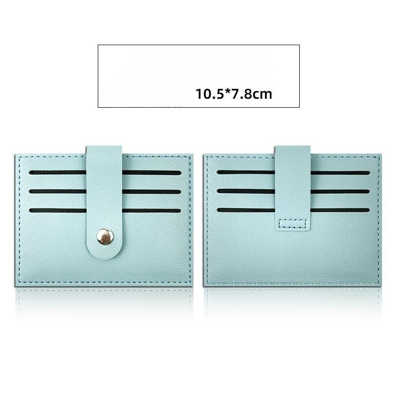 Fashion Leather Ultra-thin Card Holder Bank Credit ID Cards Cover Pouch Case Wallet Organizer Thin Business Bank Card Package
